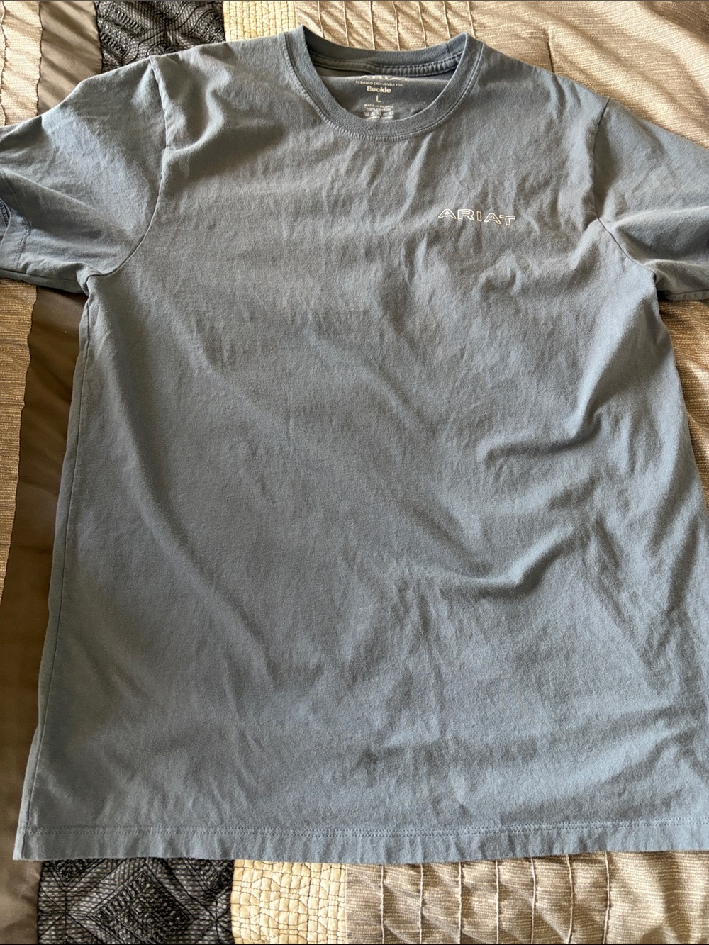 Ariat Short-Sleeve Crew Tee in Slate Blue